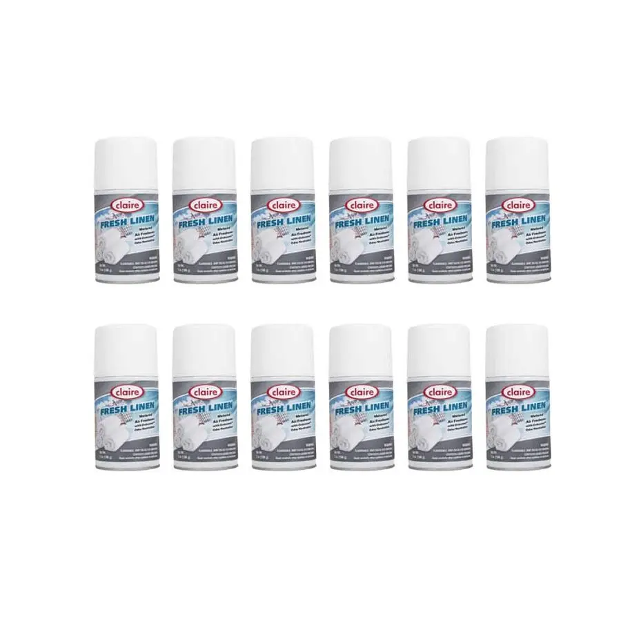 

CL11012pk Fresh Linen Metered Air Freshener 7 Oz. Net Wt., 12 Count