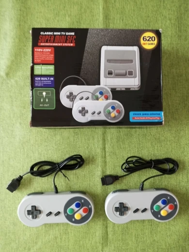 Retro konsola do gier TV z 620 klasyczne gry 8bit na konsolę Nintendo AV wyjście wideo Mini przenośna konsola wideo podwójny Gamepad