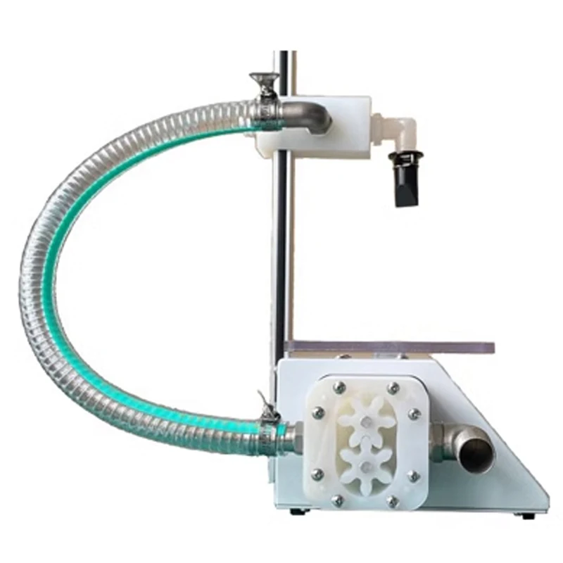 آلة تعبئة العسل التجارية معجون وزنها نوع السائل اللزج التلقائي حشو وسائط التعبئة المزدوجة رافعة رفع قابلة للتعديل