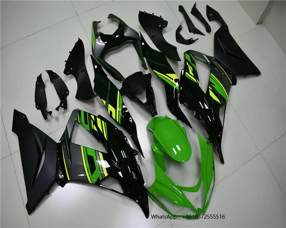 

Motorcycle Aftermarket Fairing Kit Bodywork Plastic Injection Fairing Kit for Kawasaki ZX6R 2013-2018 W/Bolt Kit