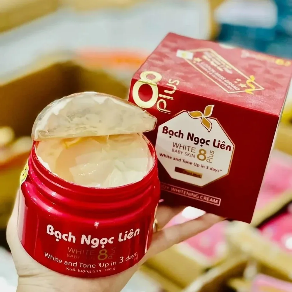 Kem bạch Ngọc liên đỏ hủ, Kem Body Xanh, dưỡng 6in1, giúp trắng Da giữ ẩm mềm mượt Da, Tắm trắng 2in1 at Home - Body White