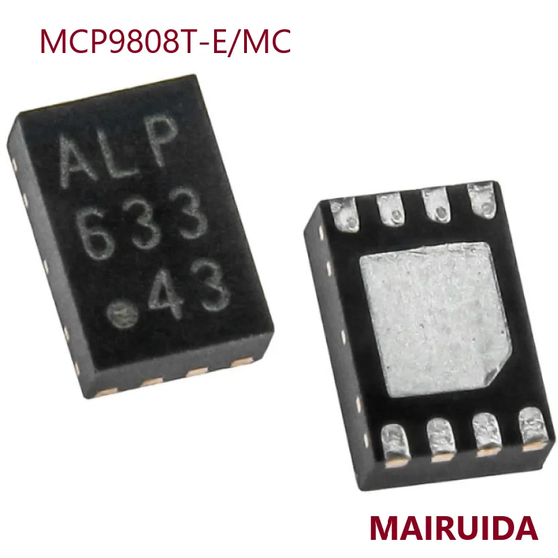 

MAIRUIDA 1pcs MCP9808T-E/MC Board Mount Temperature Sensors Food Processing Industrial Freezers and Refrigerators PC Peripheral