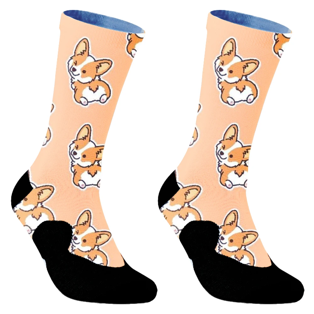 Hot Sale Men Socks Funny Casual Business Dress Crew High Quality Socks animal Compression Happy Cotton Socks for Men