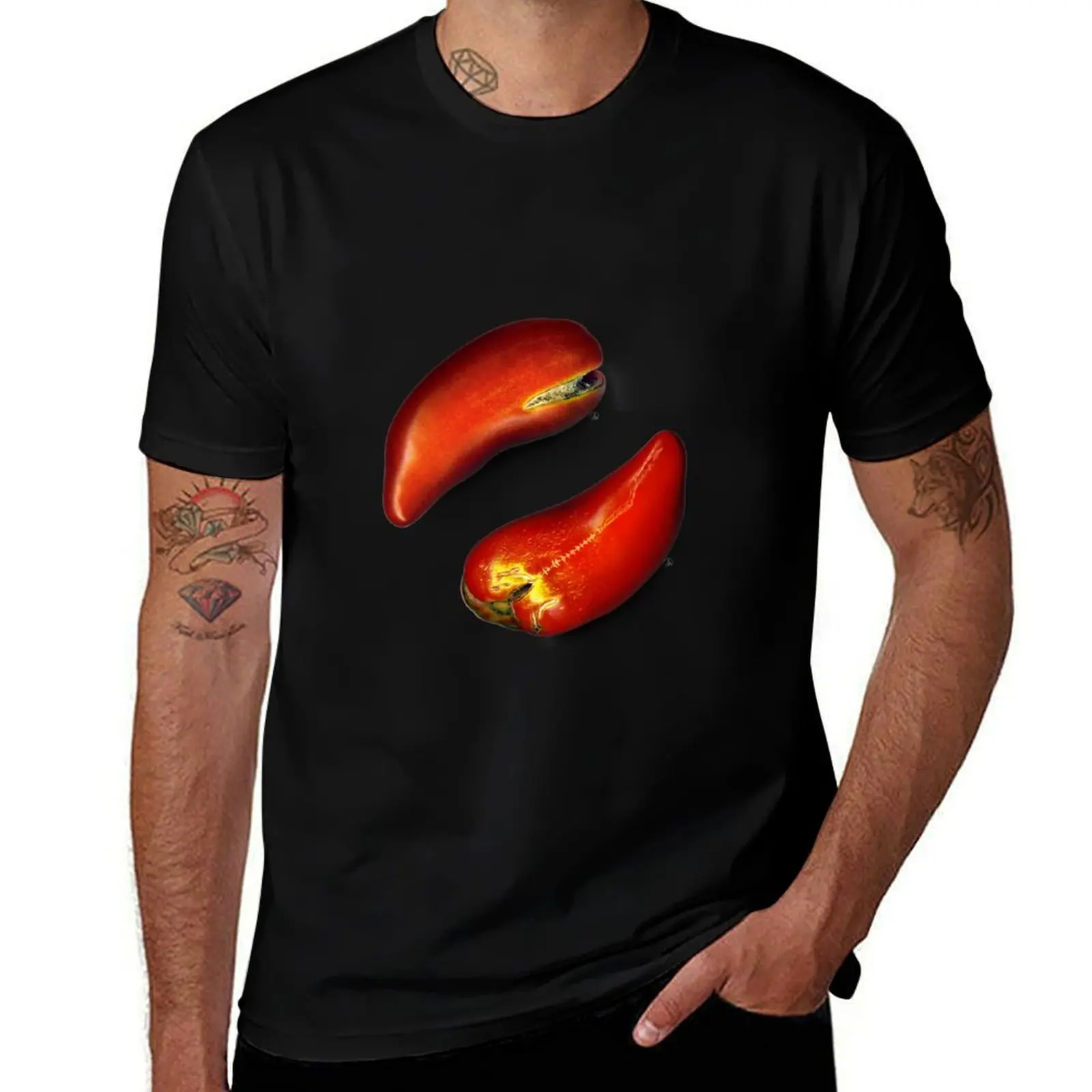 piensa camisetas anime camisa ellos camiseta hombre ballena tomates de gran tamaño mejillones. la camiseta casual es esencial