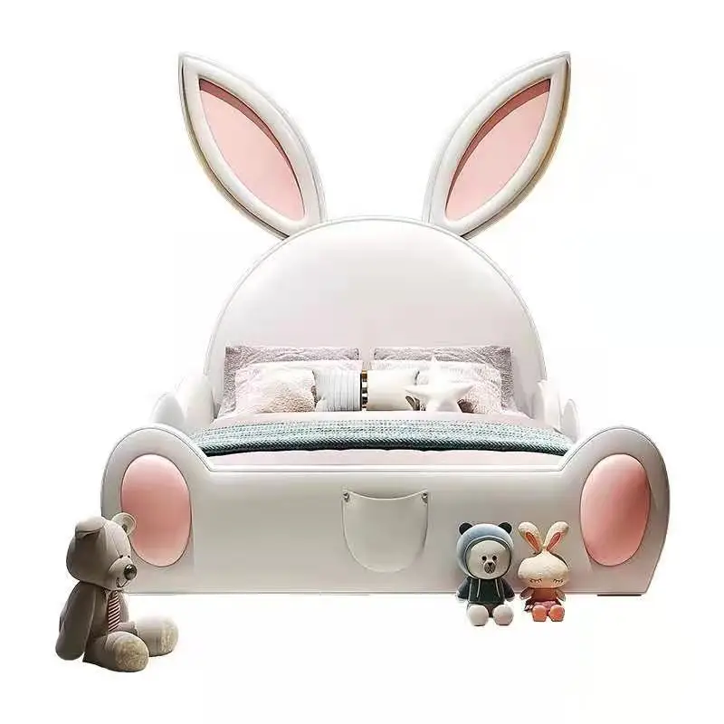 Internet celebrity new girl princess style modern simple cute rabbit ear bed