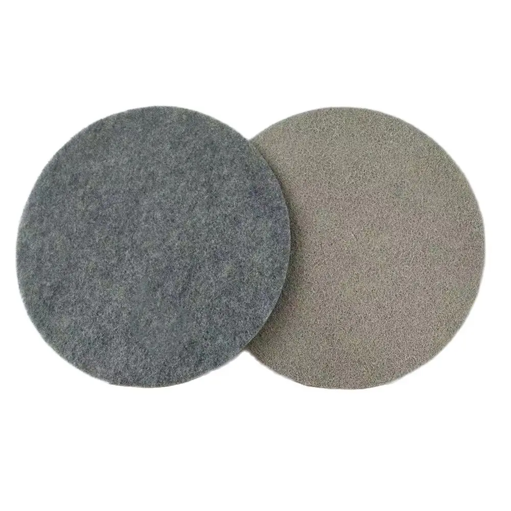 17 inch 430mm No Hole Fiber Grinding Pad Sponge Polishing Pad Diamond Polishing Wheel For Floor Cleaning Stone Marble Granite