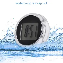 New Mini Precision Motorcycle Clock Watch Waterproof Adhesive Digital Clock With Stopwatch For Motorcycle Various Car Models