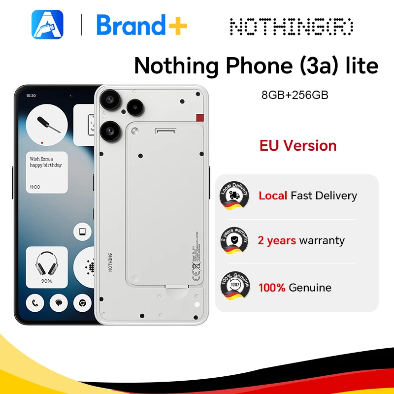 Nothing Phone (3a) lite Versión Global MediaTek Dimensity 7300 Pro5G 6.77 AMOLE…