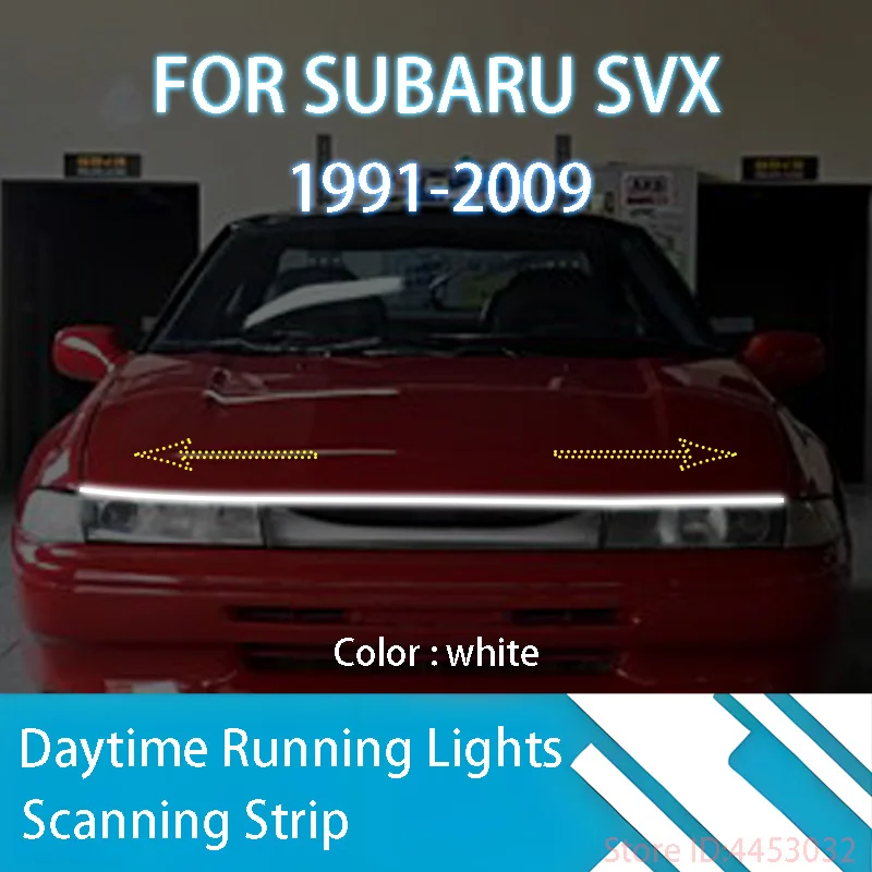 

Новинка для Subaru SVX 1991-2009, улучшенная модель, дневные ходовые рандовые огни, стартовый капот автомобиля, направляющая для дневных ходовых огней 12 В