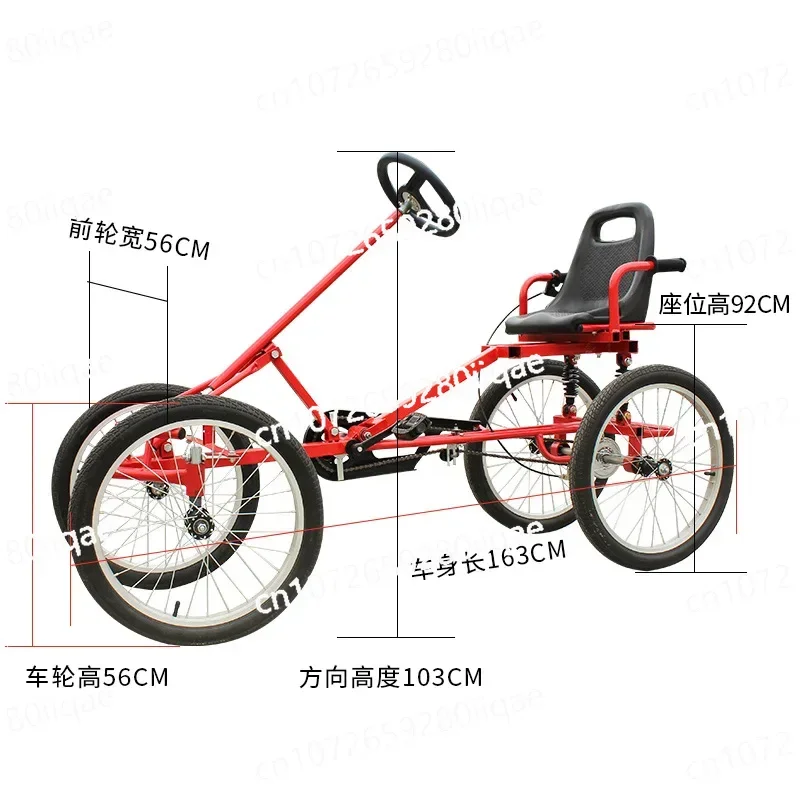 

Big Truck Bicycle Quad Bicycle Kart Inflatable Square Taxi