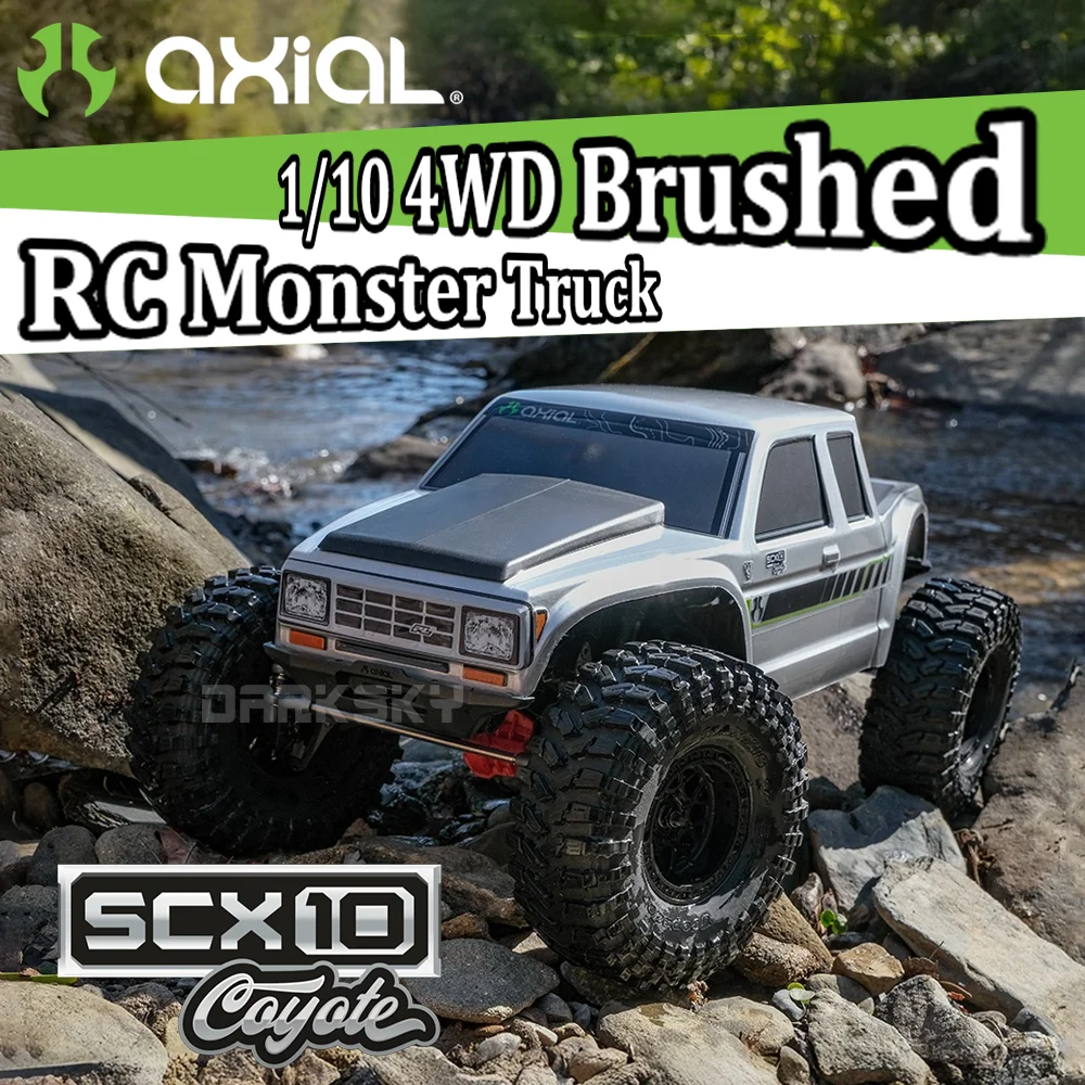 

AXIAL SCX10 III Coyote 4WD Матовый RC Rock Crawler 1/10 Электрический пульт дистанционного управления Модель автомобиля RTR Взрослые детские игрушки