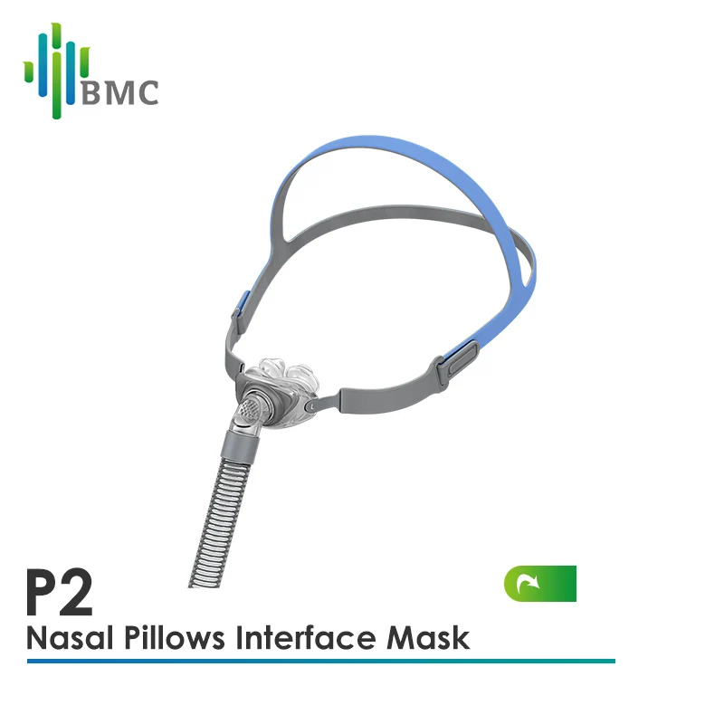 BMC-Máscara de Almofadas Nasais, Máscara de Almofada Universal para Auto CPAP APAP BiPAP, Compre um Get S M L, 3 Almofadas Tamanho, P2