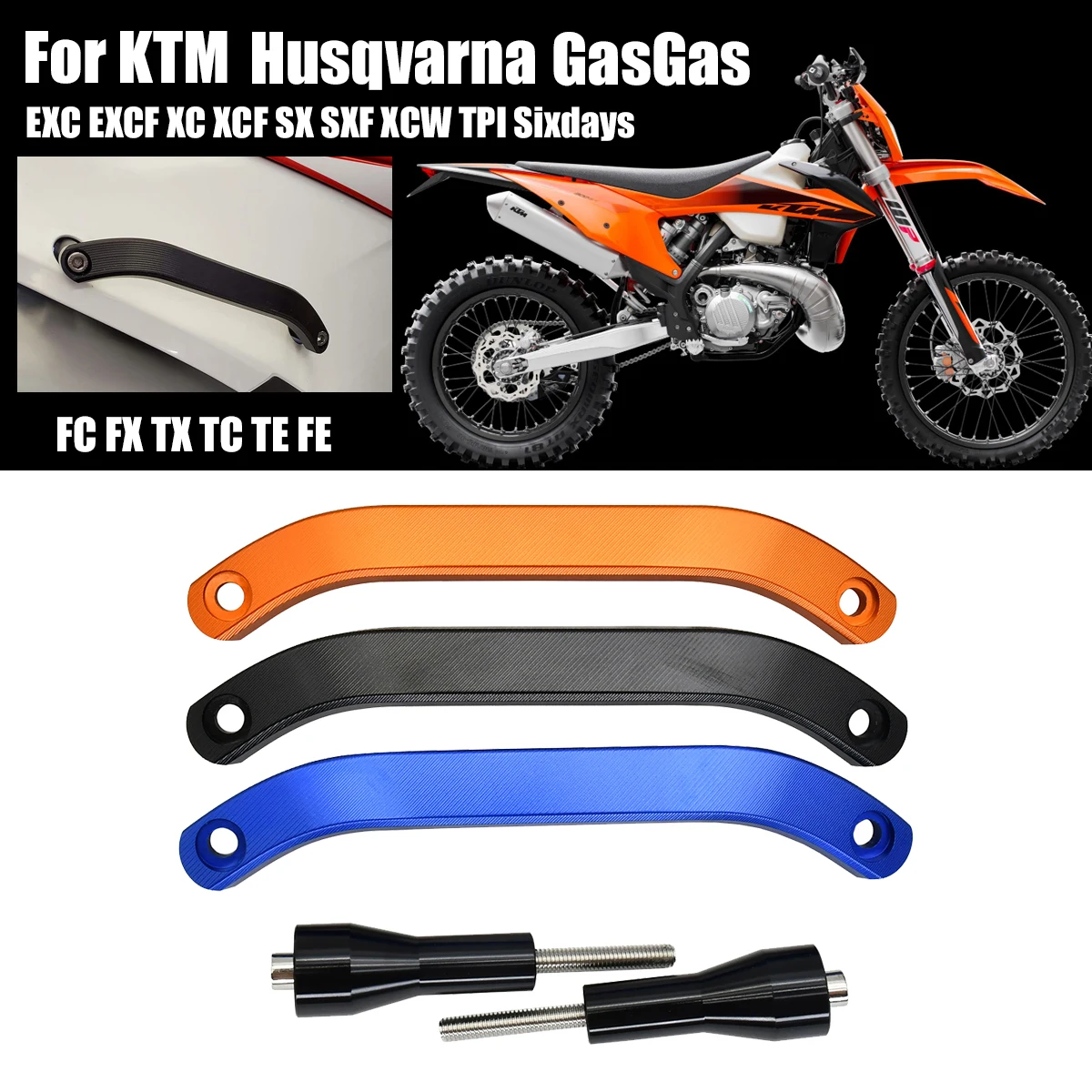 

Motorcycle Rear Lift Grab Handle Bar For KTM EXC EXCF XC XCF SX SXF XCW TPI Sixdays 125 250 300 350 400 450 500 2019-2022 2023