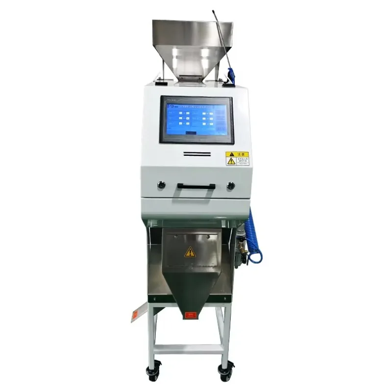Automatic Small Coffee Bean & Cocoa Bean Color Sorting Machine with 99.9% Accuracy CCD Sensor 0.1-0.5T/H Capacity