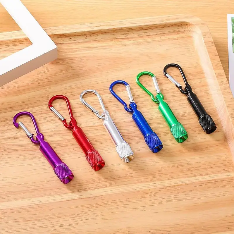 Outdoor Camping Strong Light Mini Aluminum Alloy Flashlight Home Keychain