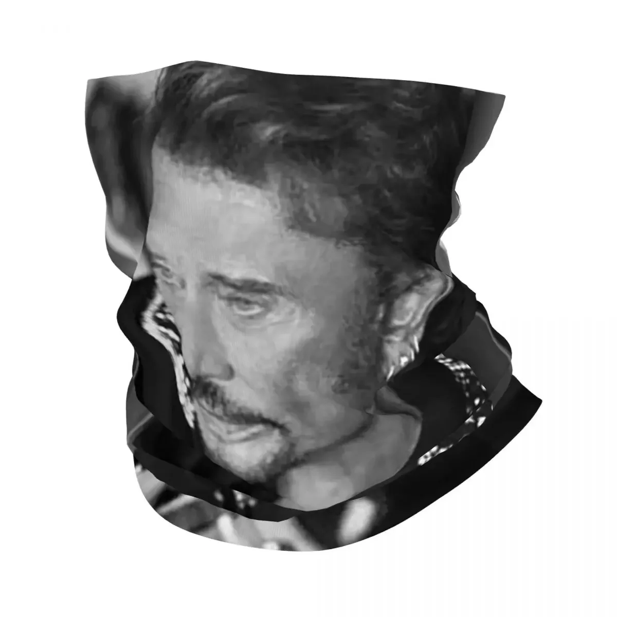 

Hallyday Bandana Neck Cover Printed Rock Balaclavas Wrap Scarf Multifunctional Cycling Sports Unisex Adult Washable