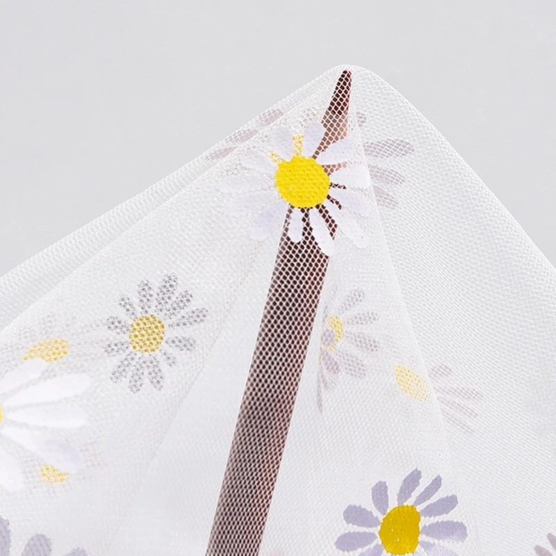 Klamboe met ster-/bloempatroon voor kinderwagen Duurzame kinderwagen klamboe Perfect insectennet voor kinderwagens