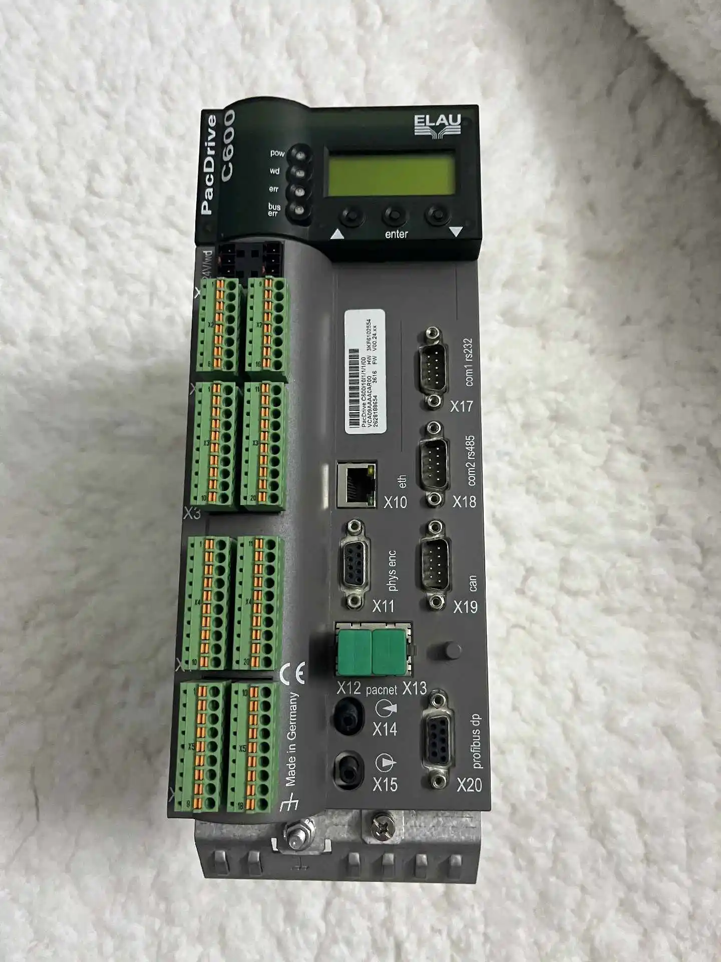 C600/10/1/1/1/00 PacDrive C600 Servo Drive for ELAU