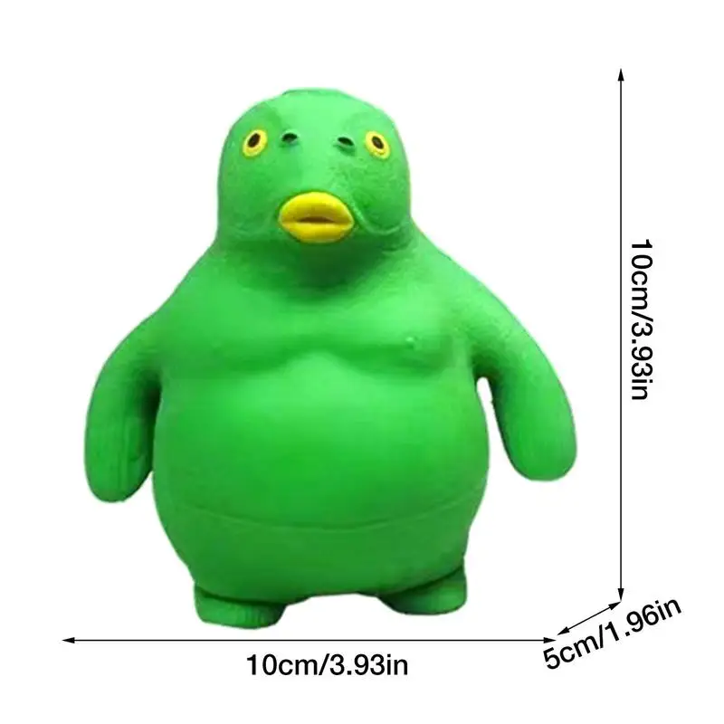 Green headed fish Squeeze Toy Pinch Soft Mochi Toys Green Head Fish Decorative Toys Exercise Hand Strength And Sensory Toys