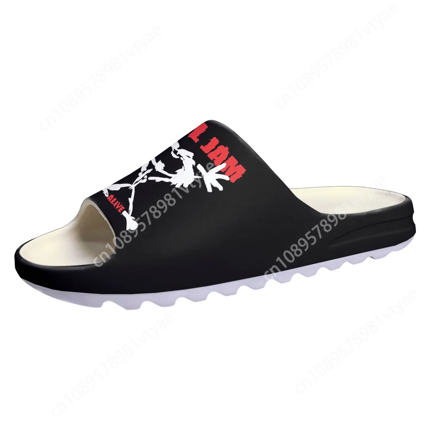 Pearl Jam Rock Band Soft Sole Sllipers Home Clogs Water Shoes Mens Womens Teenager Bathroom Beach Customize on Shit Sandals