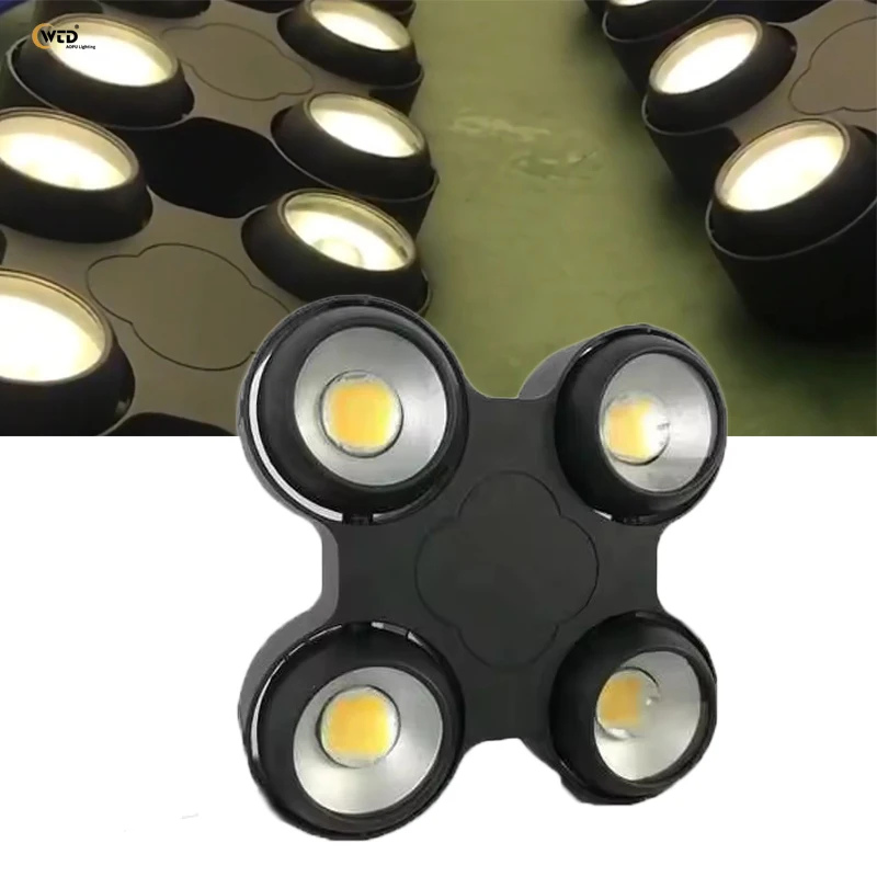 

AOPU Waterproof 4x100W 4 Eye COB Blinder LED Blinders Stage Light Suitable for Outdoor Television Audience Light