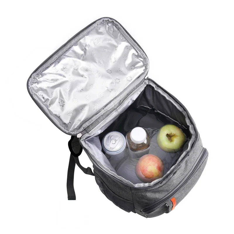 Mochila térmica aislante para exteriores, bolsa de almuerzo a prueba de fugas, nevera para bebidas, Picnic, comida fresca, 20L