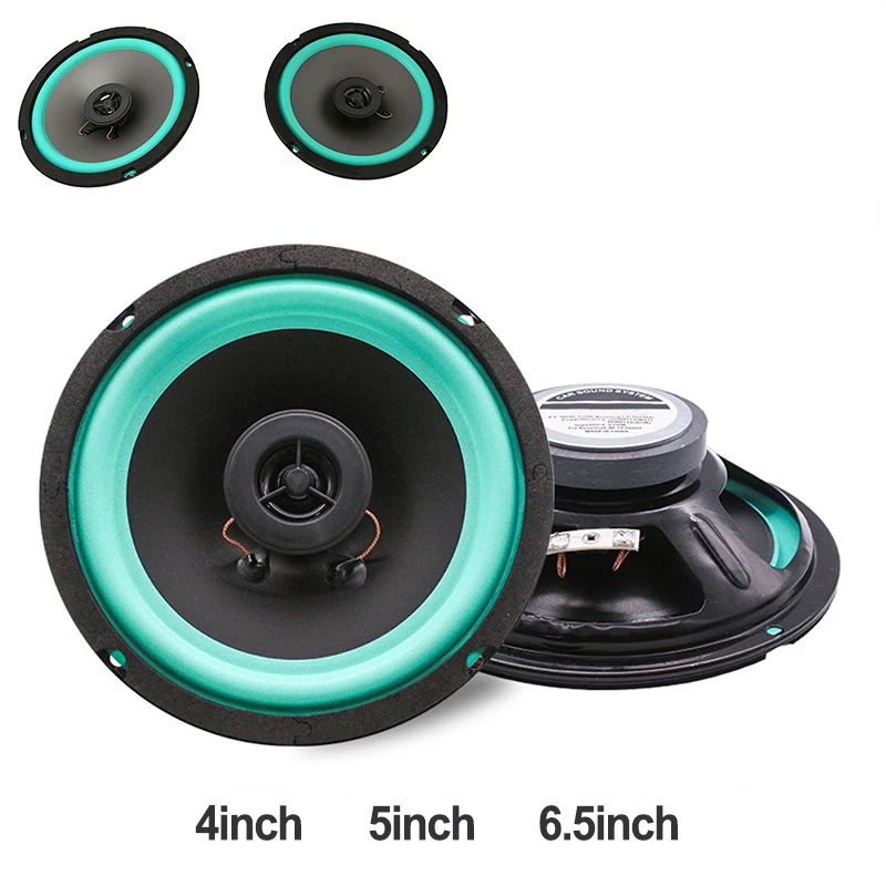 5 Inch Full Range Subwoofer Music Speakers Iron Shell Construction Long-lasting Performance Minimized Distortion