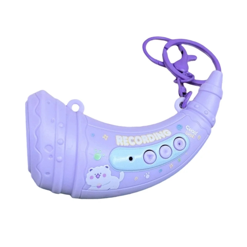 

B03F Musical Recording Horn Toy For Kid Equipped Variable Voice Effects Voice Changer