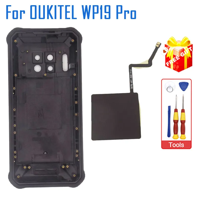 

New Original OUKITEL WP19 Pro Battery Cover Back Cover With NFC Sticker Antenna For OUKITEL WP19 Pro Smart Phone