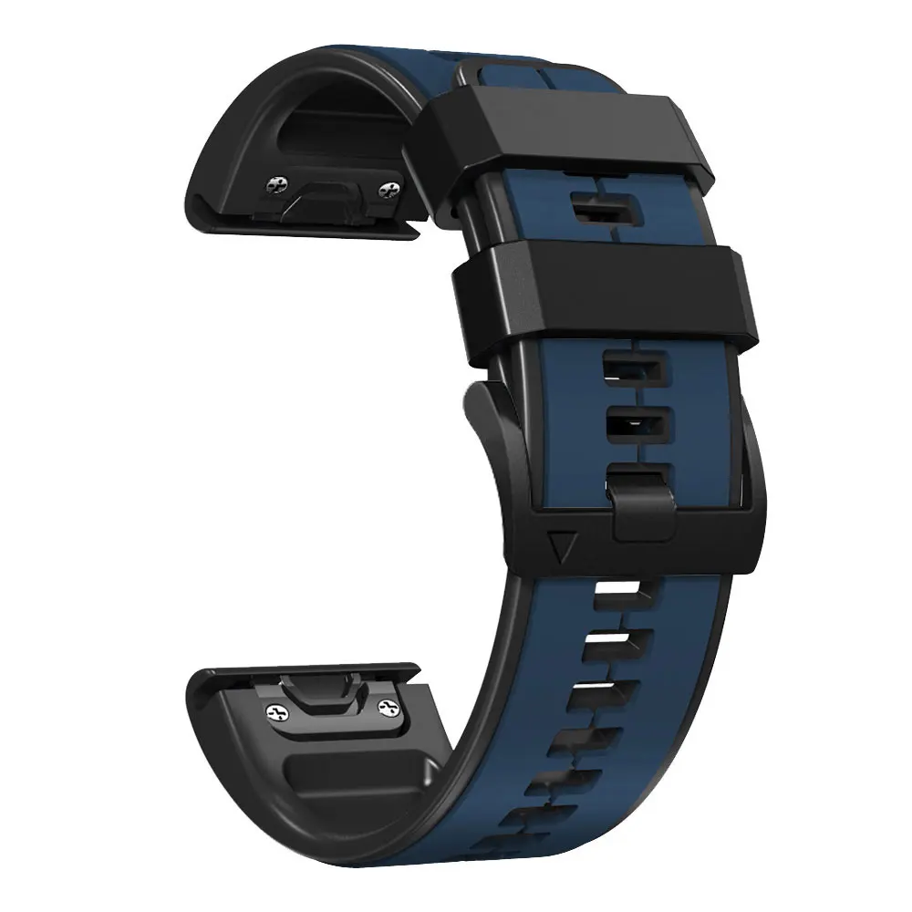 Correa de silicona para reloj Garmin Fenix, 5, 6, 7, 5X, 6X, 7X, 3 HR, Forerunner 935, 945, 955, 22mm, 26mm