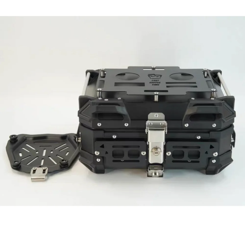 Good Quality Motorcycle universal trunk expansion kit with tactical panel mounting tools, camping equipment, coffee cup holder