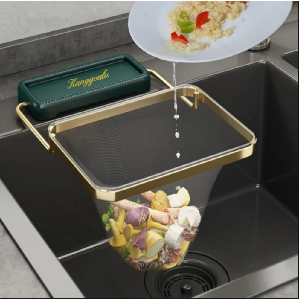 New Sink Filter Mesh Anti-clogging Sink Strainer Mesh Vegetable Fruit Disposable Garbage Net Prevent Food Residues Falling