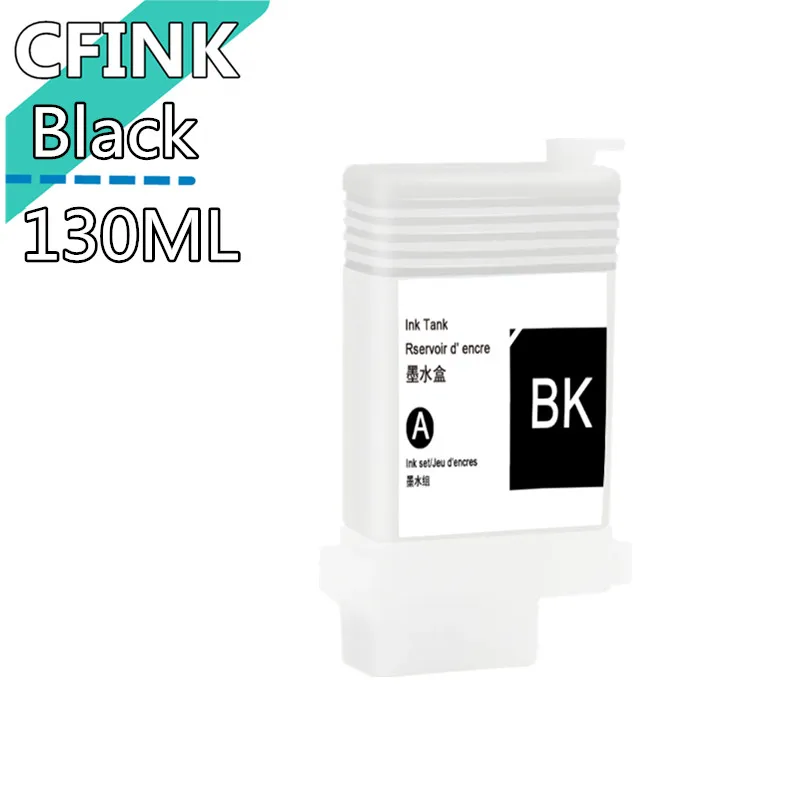 Imagem -02 - Cartucho de Tinta com Chip para Impressora Canon Pfi102 104 Pfi Pfi102 130ml Ipf 650 655 750 755 760 765