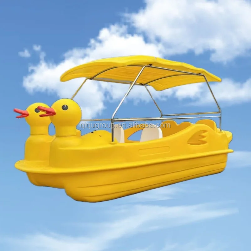 Entertainment Professional Supplier 7-9 Person Swan Water Electric Boats for Sale