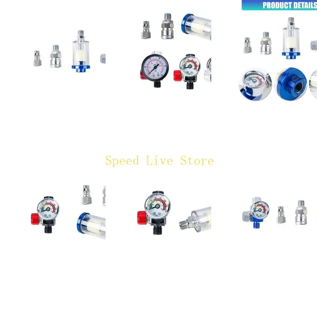 547C Automotive Painting Accessory Plastic Filter Air Oil Water Separator With Regulator Fit Multiple Sprayer Model
