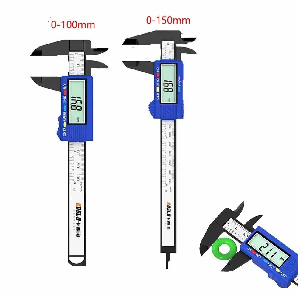

Digital Display Vernier Caliper 0-150mm 0-100mm LCD Screen Electronic Caliper Precision Measurement Digital Ruler Measuring Tool