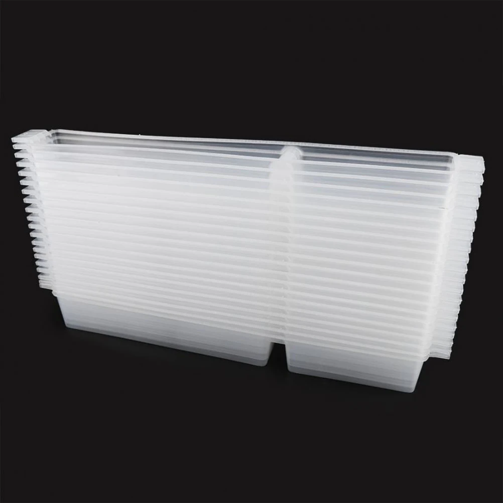 

10 Pcs Bee Feeder Honeycomb Jar Beehive Entrance Durable Plastic Material Simple Design For Spring Summer Beekeeping