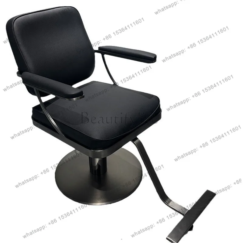 

Modern hair cutting chair High-end simple Italian hair cutting chair