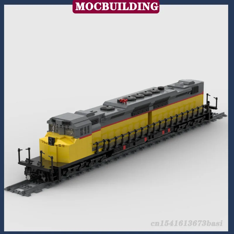 MOC Remote Control Model Train Building Block City Locomotive Building Railway Collection Series Boy Toys Gifts