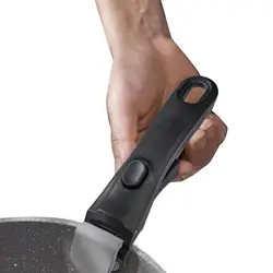 Anti-hot Pan Gripper Replacement Pot Frying Pan Stockpot Handle Detachable Pot Handle Grip Anti-hot Pot Clip Bowl Gripper