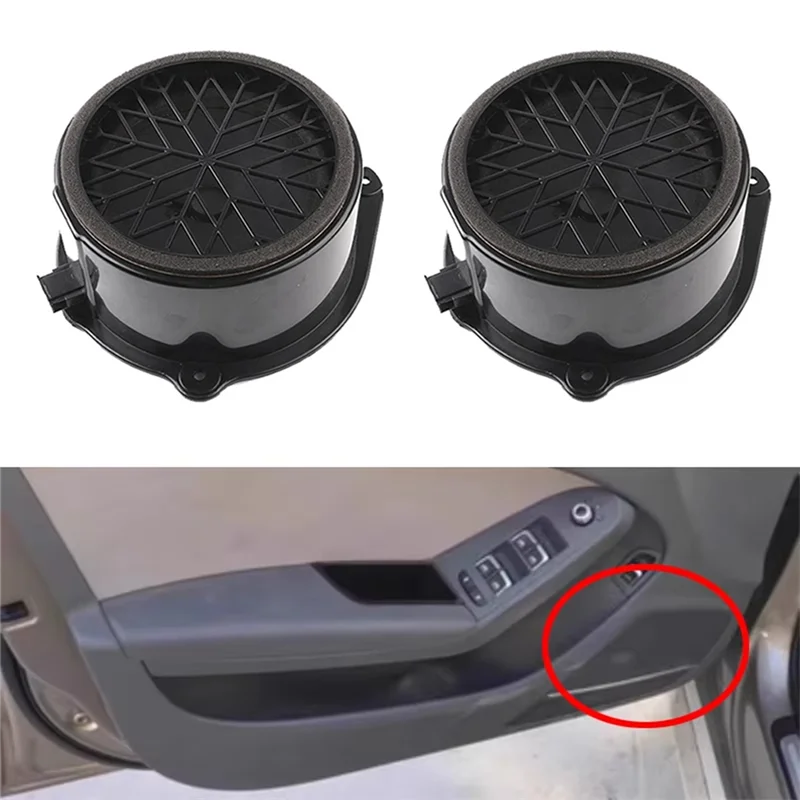 AB61-مكبر صوت مكبر الصوت منتصف المدى القرن 2 قطعة 4F0035415 الباب الخلفي ل A6L C6 2005-2011 #6