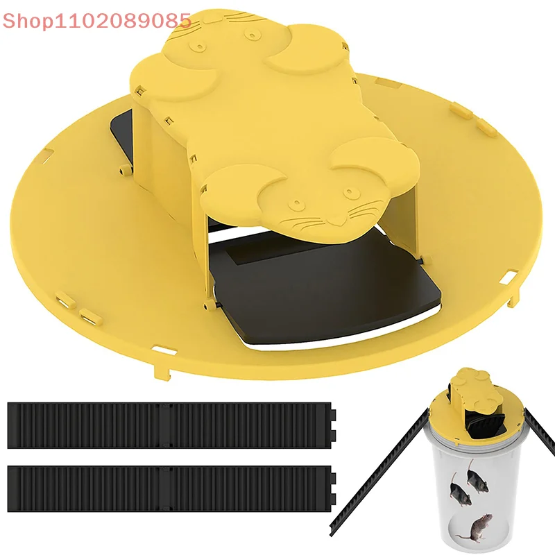 

Ведро-ловушка для мыши — мульти-ловушка, для использования в помещении, на открытом воздухе, с автоматическим сбросом, гуманная или меньше ловушка для крыс Внутренние и наружные ловушки для мыши