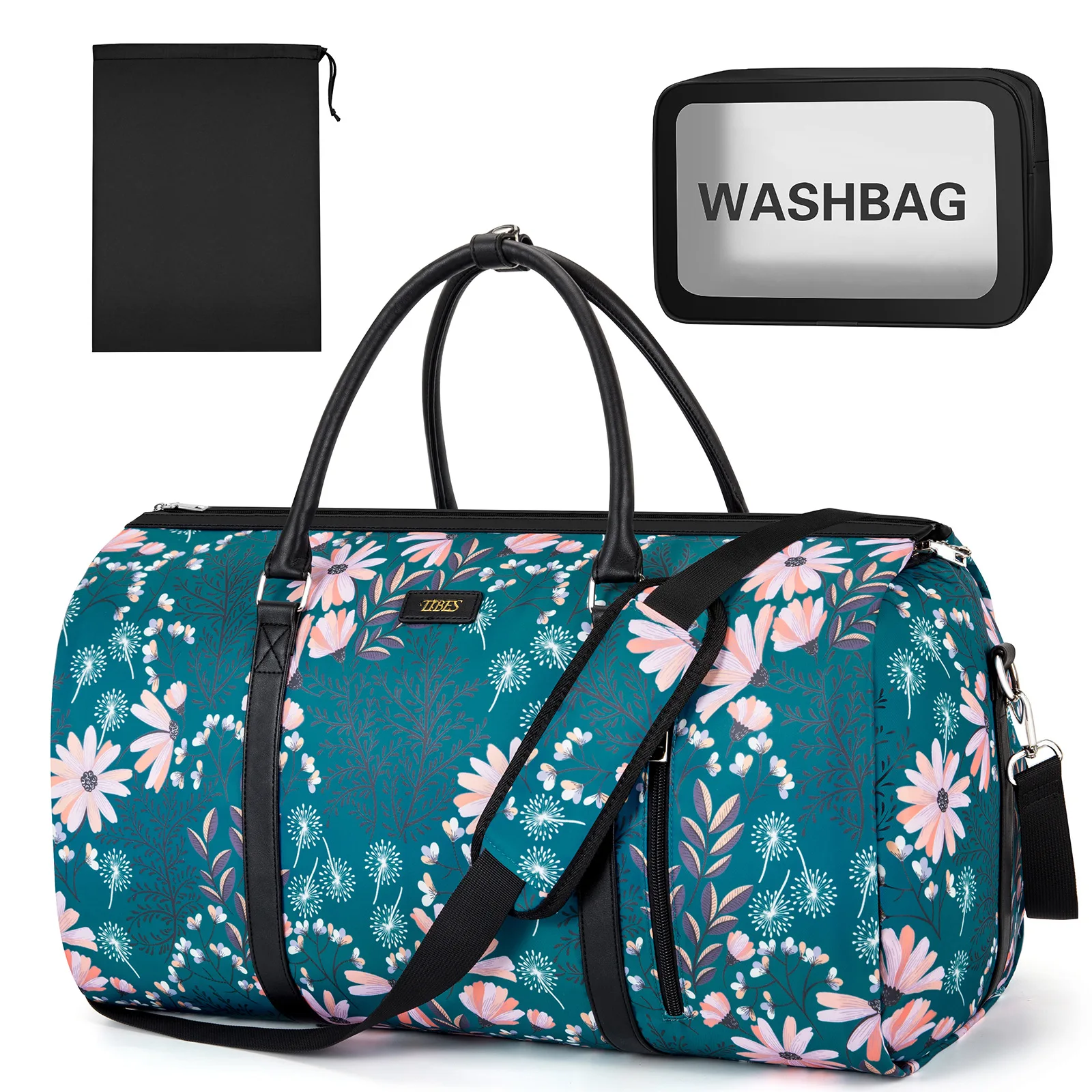 

New Women's Large printing Folding Suit Storage Bag Large Capacity Hand Luggage Bag Travel Bag Multi Function