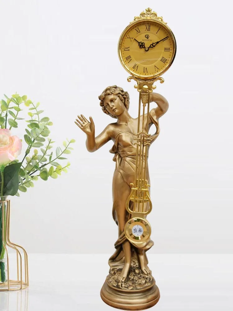 

Living room clock Home decoration Antique art clock Fashion craft European clock Antique decoration