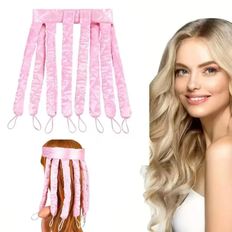 

Безнагревательные щипцы для завивки волос, ленивые бигуди, повязка на голову, бигуди для сна, мягкая повязка на голову, инструменты для укладки волос для женщин и девочек Beaut