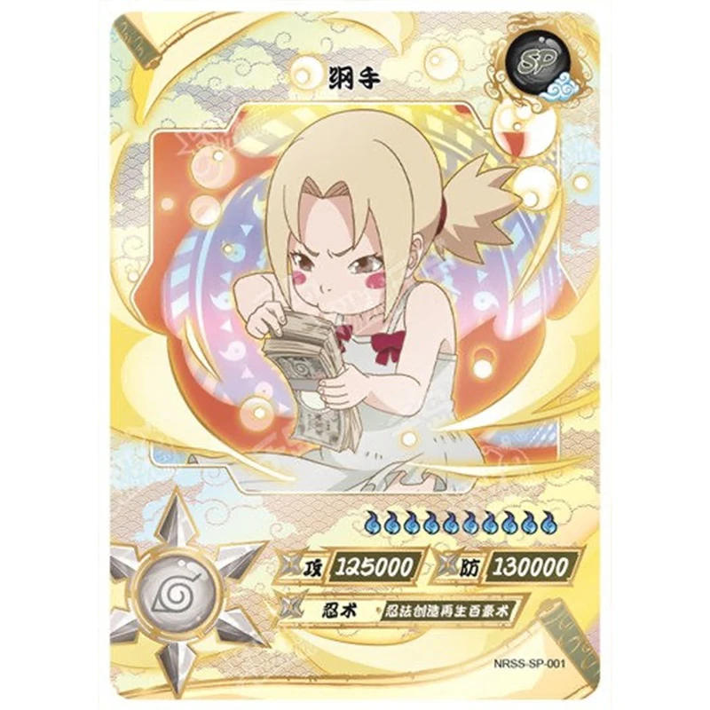 Kayou Genuin Anime Naruto Card NRSS SP Full Series No.001-007 Single Card Rare Card Tsunade Collection Game Children's Toy Gift