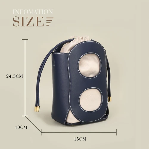 Imagen 2 del producto Bolso cruzado PG para mujer, nuevo diseñador de marca de lujo, diseño hueco de atmósfera Simple, bolso de hombro de moda 2025 para mujer
