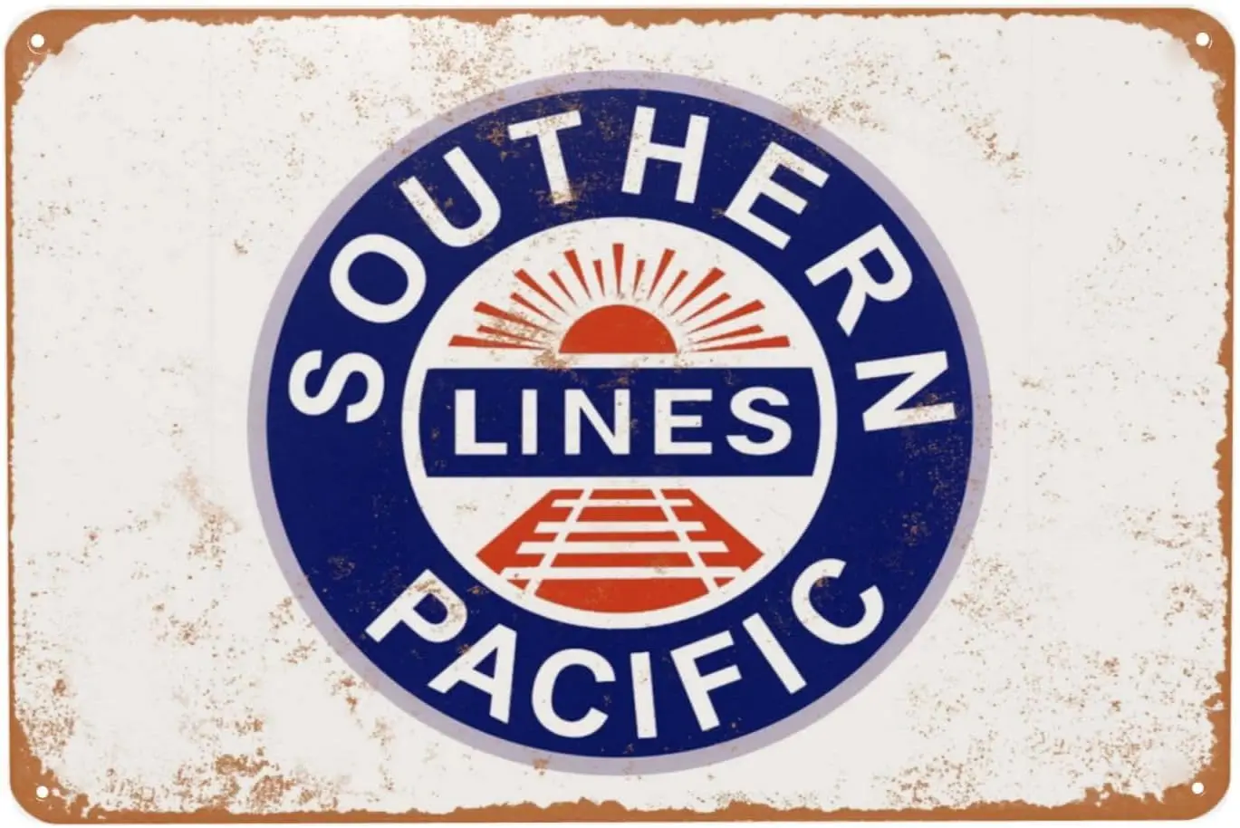 Vintage Metal Sign, Southern Railroad Tin Signs, Versatile Plaque Decor Poster for Home Man Women Bar Cave Accessories