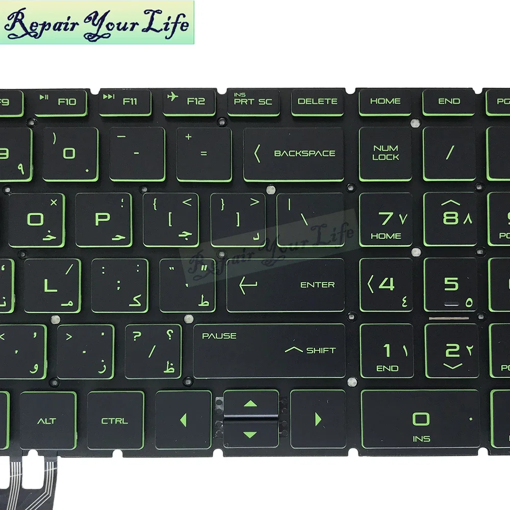 ES Spanish Latin Arabic Laptop Backlight Keyboard For HP Pavilion Gaming 16-A A0001 6MAX TPN-Q241 15-DA 15-CX 15-CS 15-DF 15-EC