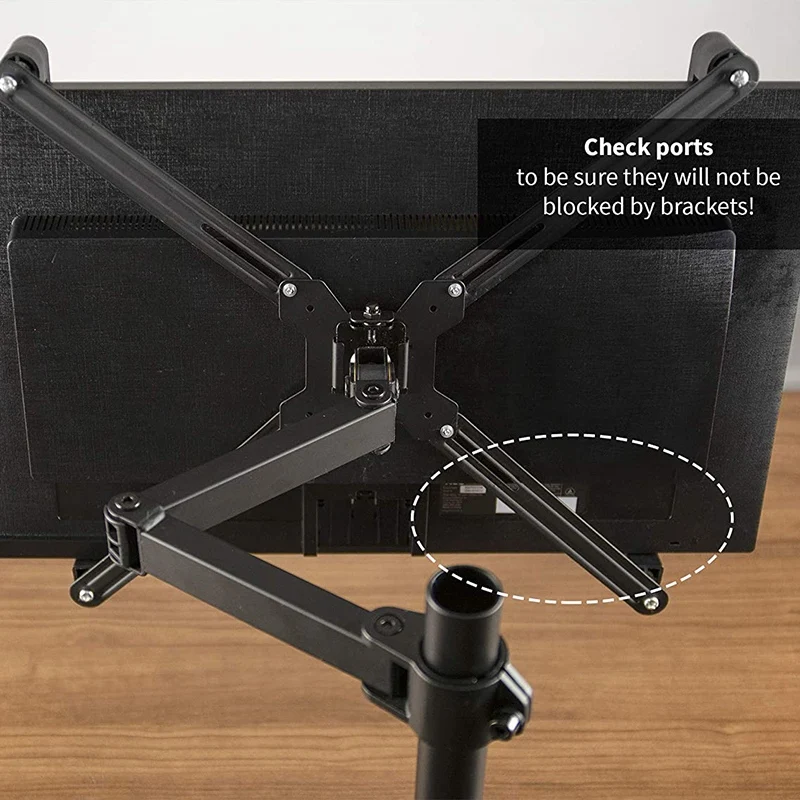 Adapter VESA Mount Kit For 19 To 27 Inch LED LCD Monitor Screen, 75Mm And 100Mm Mounting Bracket, Stand-VAD1